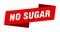 no sugar banner template. no sugar ribbon label.