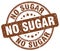 no sugar brown stamp