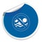 No swimming prohibition sign icon