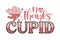 No Thanks Cupid Happy Valentine\\\'s Day 14 February Bold Typography Vector Design