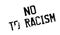 No To Racism rubber stamp
