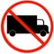 No trucks allowed