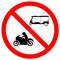 No Tuk Tuk Thailand Or Rickshaw Three Wheeled  Tricycle,Motorcycles,Traffic Sign Symbol,Vector Illustration, Isolate On White