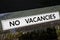 No Vacancies Sign