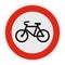 No velo icon, flat style.