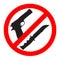 No weapons sign and symbol