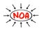 NOA Net Operating Assets - business\\\'s operating assets minus its operating liabilities, acronym text with arrows