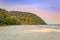 Noah Beach at Cape Tribulation with Colored Sky during Sunset, Queensland, Australia