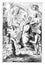 Noah Offers Sacrifice on Altar. Bible, Old testament, Genesis. Vintage Antique Drawing