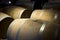 Noble wood barrels keep wine