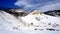 Noboribetsu onsen snow mountain bluesky hell valley