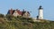 Nobska Point Light Lighthouse, Woods Hole, Falmouth, Cape Cod, M