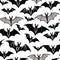 Nocturnal bats flutter, AI-Images