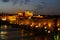 Nocturnal view of Cordoba & river Guadalquivir, Spain