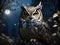 Nocturnal Vigilance: Moonlit Owls and Silent Guardians