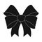 Node, ornamentals, frippery, and other web icon in black style.Bow, ribbon, decoration,