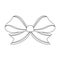 Node, ornamentals, frippery, and other web icon in outline style.Bow, ribbon, decoration,