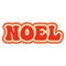 Noel. Inscription in groove style
