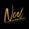 NOEL noel Handwritten name vector logo
