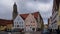 Noerdlingen medieval town with church tower