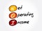NOI - Net Operating Income acronym