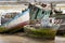 The Noirmoutier boats cemetery.