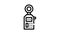 noise meter measuring device black icon animation