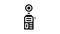 noise meter measuring device glyph icon animation