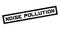 Noise Pollution rubber stamp