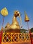 Nok Hatsadiling, a mythical bird, at a temple in Phrae, Northern Thailand