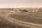 Nomad house in desert Sahara, Morocco