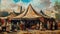 Nomadic Splendor: 16th Century Touareg Tent in Vivid Detail