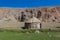 Nomadic yurt house in the mountains of Kazakhstan and Kyrgyzstan