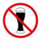 Non alcohol symbol