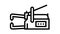 non-consumable electrode welding line icon animation