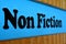Non Fiction Blue Sign Background