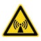 Non ionized radiation sign