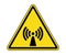Non-Ionizing Radiation Label. International Non-Ionizing Radiation Hazard Symbol Vector EPS10