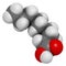 Nonanoic acid (pelargonic acid) molecule. Ammonium salt used as broad-spectrum herbicide