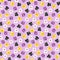 Nonbinary pride seamless pattern. LGBT pride month wallpaper, Non-binary rainbow flowers