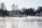 Nonfreezing winter lake