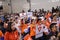 Nonthaburi,Thailand 2019,10 March :Audienve listens to political party speeches,Future Forward Party,A newly formed political