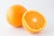 Nontoxic orange on white background