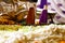 Noodels picture view of table fill with Fast Food in wedding