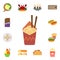 Noodles, bowl, chopstick icon. International Food icons universal set for web and mobile