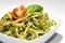 Noodles with pesto