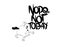 Nope, Not Today lettering Text Special Valentine on white background in vector illustration