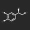 Noradrenaline chemical formula