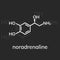 Noradrenaline chemical formula