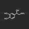 Noradrenaline chemical formula